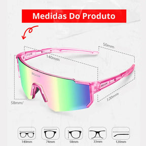Óculos de Sol Feminino Cosmos Proteção UV400 com Lente Polarizada e Anti-reflexo